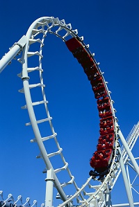 Achtbaan met looping